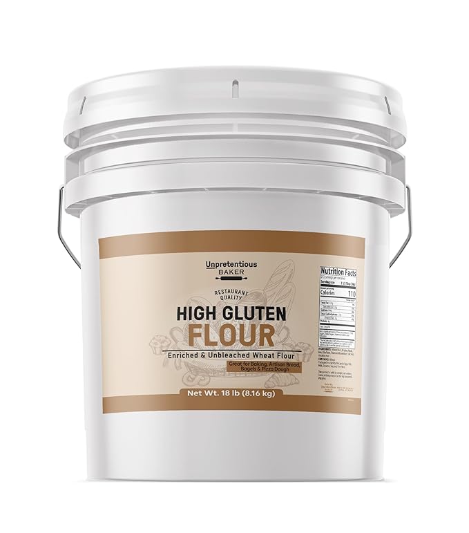 Unpretentious High Gluten Flour 3.5 Gallons Artisan Bread Bagels Pizza