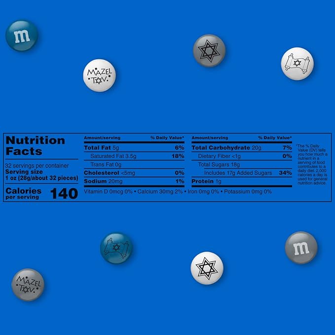 M&ampM’S WORLD Pre-Designed Milk Chocolate Candy - 2lbs of Bulk Candy in Resealable Pack for the Party Sweet Stuff for DIY Commemorative Gift or Party Favors