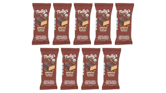 Nellys Organics Bar Quinoa Pb Org Nellys 1.6 OZ - 9 Pack
