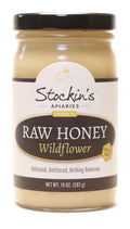 Stockin's Apiaries Raw Wildflower Honey Unheated Unfiltered &amp Nutritious 10 Oz.