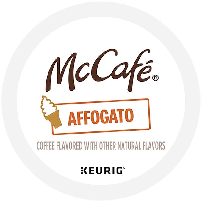 McCafe Affogato Single Serve Keurig K-Cup Pods Flavored Coffee Limited Edition 96-Count Box (4 Packs of 24)