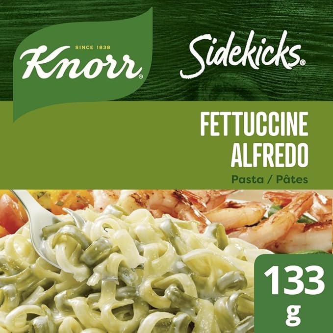 Knorr Sidekicks Fettucine Alfredo Pasta 133g/4.7oz 8-Pack {Imported from Canada}