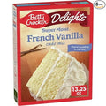 Betty Crocker Delights Super Moist French Vanilla Cake Mix (Pack of 6)