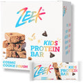 ZEEK BAR - Kids Protein Bars - 6g Protein - All Natural Non-GMO Gluten Free - Cosmic Cookie Dough 12 Count - New &amp Improved Formula!
