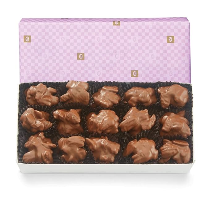See's Candies 1lb Milk Pecan Bud Lavender Wrap
