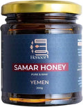 Honoor Yemeni Samar Honey | Natural Unfiltered Unheated Pure 200 Grams | Unpasteurised Raw Luxury Honey in a Glass Jar (1)