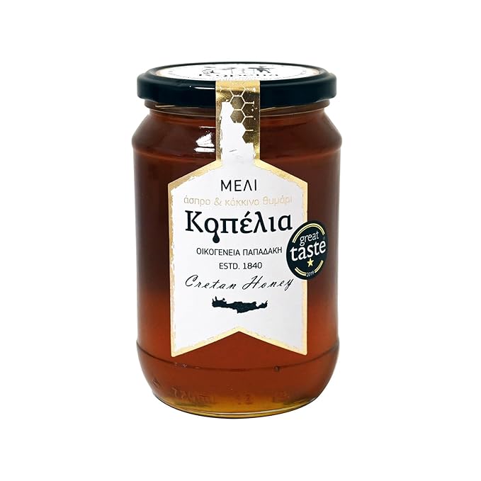 Greek Wild Thyme Honey from Crete Island 950gr/33.5oz