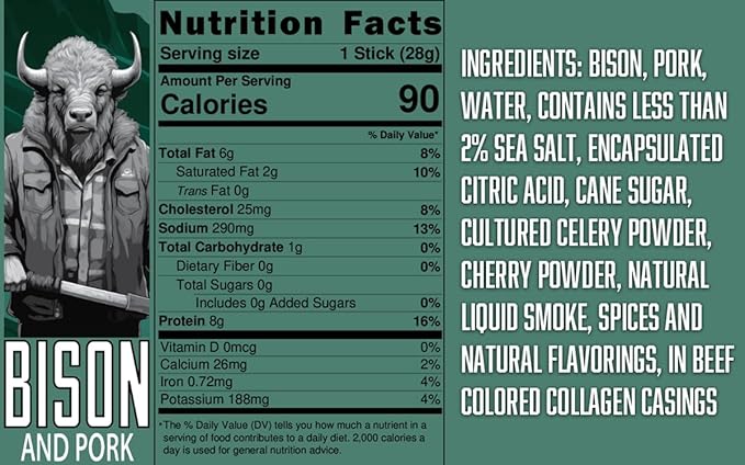 PEARSON RANCH Game Meat Sticks Variety - Elk Bison Venison Wild Boar - Exotic Jerky Sticks No Added Nitrites High-Protein Paleo &amp Keto Friendly Meat Snacks 1oz sticks 6 each Pack of 24