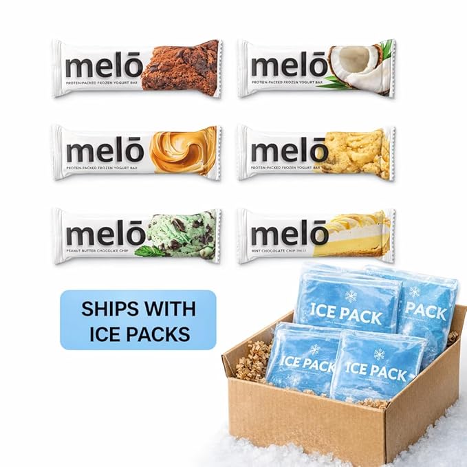 melō protein bars (12 count Coconut)- high protein low sugar fluffy marshmallow-like center gluten free snack with no artificial sweeteners