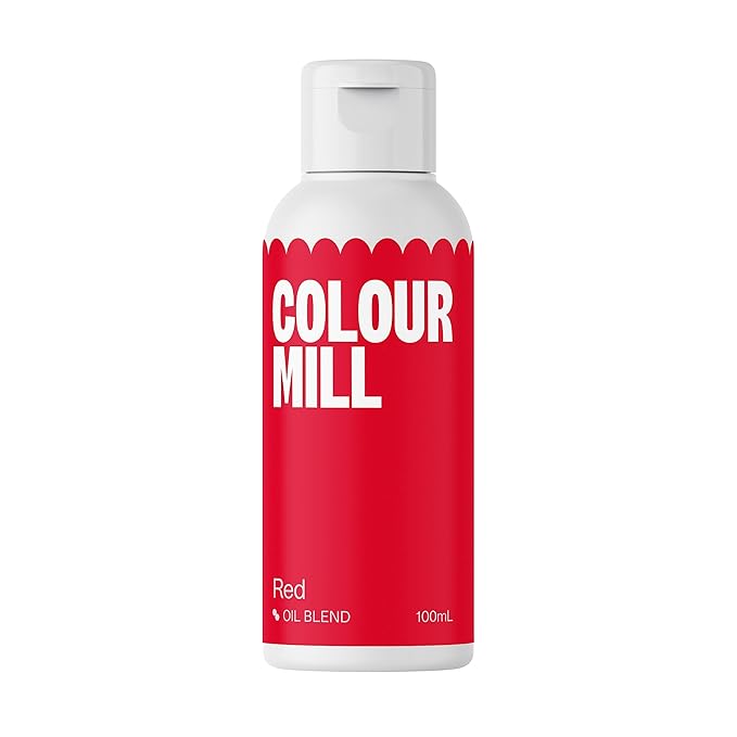 Colour Mill Oil-Based Food Coloring 100 Milliliters (Red)