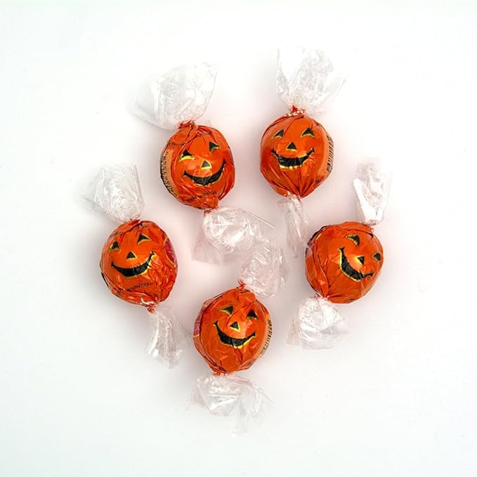 60pcs Halloween Candy Jack-o-Lantern Milk Chocolate Truffles (1.65lb or Approx. 60pcs)