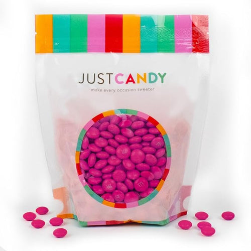 375pcs Dark Pink Coated Candy Milk Chocolate (12oz 375pcs)