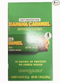 Barebels Soft Protein Bar Banana Caramel - 16g High Protein No Added Sugar Low Sugar Fluffy Chocolate Snack Bars Banana Caramel Filling On-the-Go Breakfast &amp Post-Workout (Pack of 4 Bars 55g