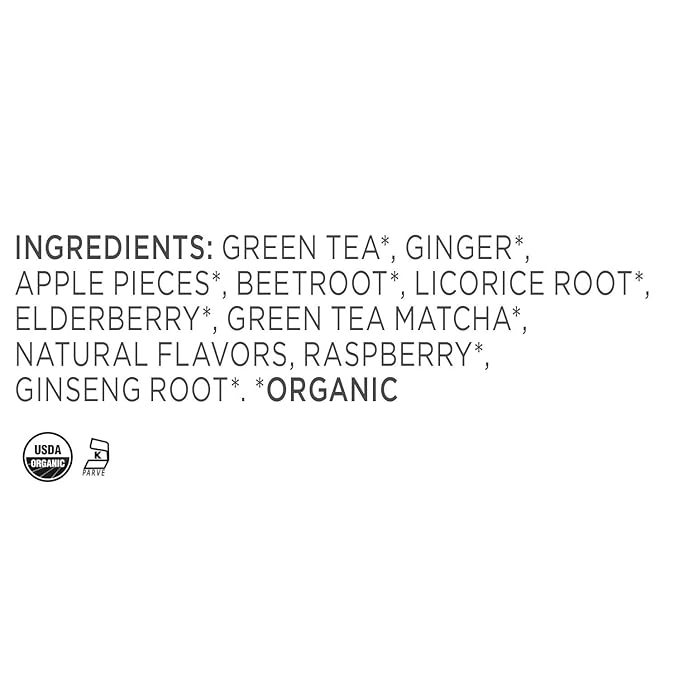 Tea Forte Invigorate Premium Organic Loose Leaf Caffeinated Green Tea Blend Canister Makes 35-50 Cups