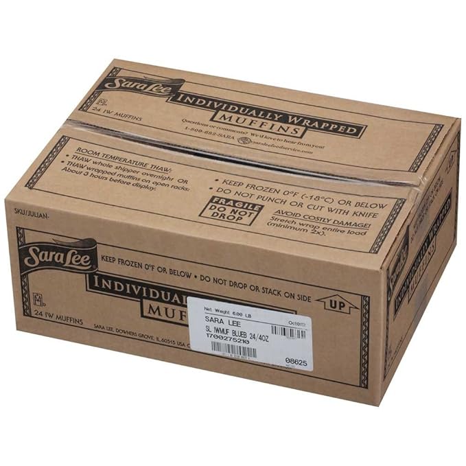Chef Pierre Blueberry Muffin 4.75 Ounce -- 24 per case.