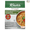 Knorr Professional Soup du Jour Red Thai Style Curry Chicken with Rice Soup Mix Gluten Free No added MSG 0g Trans Fat per Serving Just Add Water 20.6 Oz Pack of 4