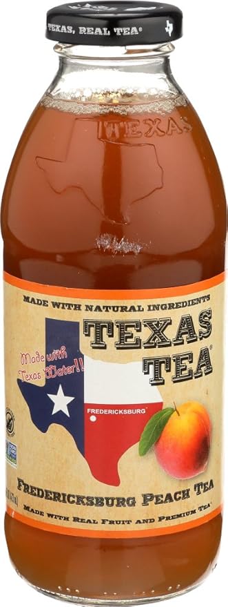 Texas Tea Fredericksburg Peach Tea 16 oz