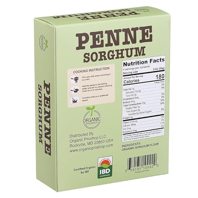 Organic Proshop Organic Sorghum Penne (12 Pack)