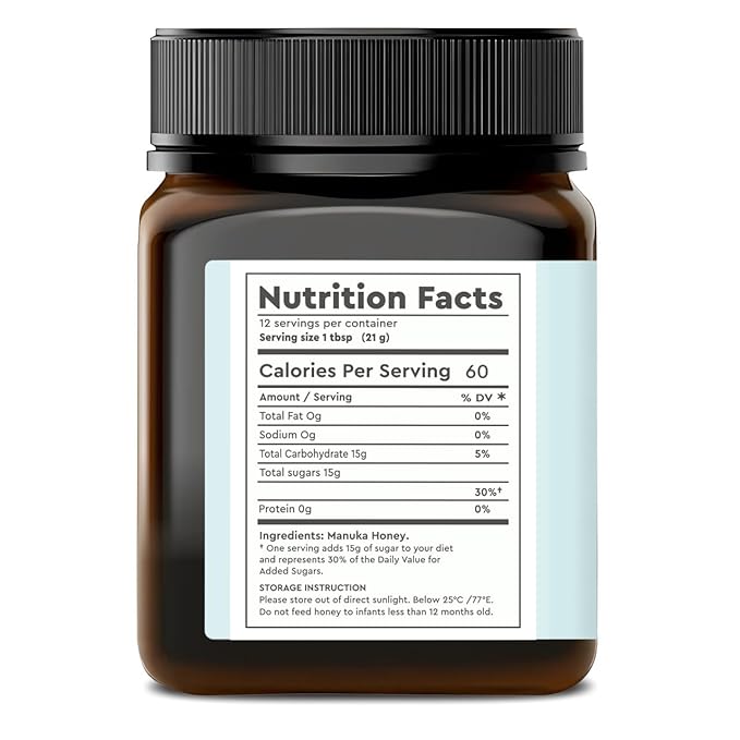 Manuka honey 826+ MGO | New Zealand Honey | Monofloral health honey (250g/8.8 oz)