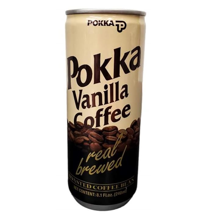 POKKA Coffee 9-Pack Set - Milk Coffee Vanilla Coffee Cappuccino 8.1 Fl Oz (240ml) Each (Vanilla Coffee)