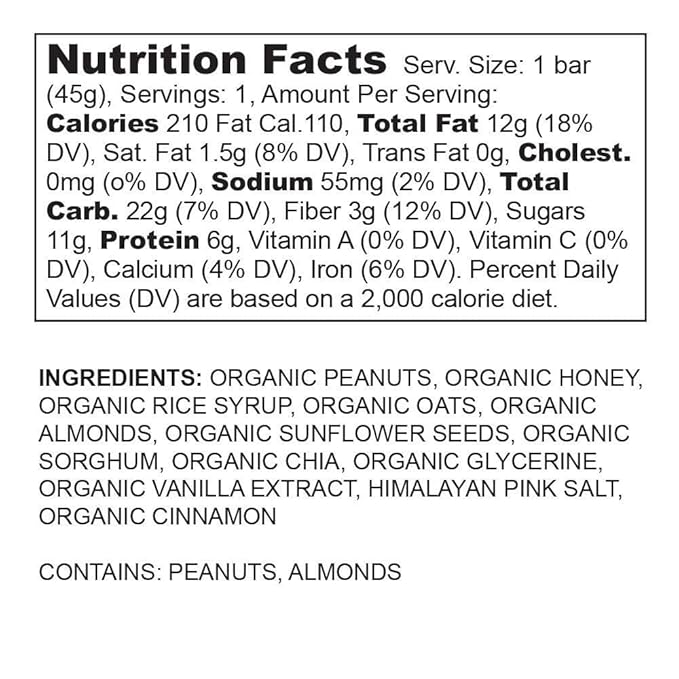 Crisp Almond Peanut Butter Bars by Base Performance