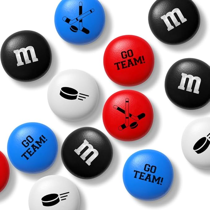 M&ampM’S WORLD Hockey Milk Chocolate Candy 2 lbs Bulk Candy for Hockey Party Decor Gifts Favors or Sports Theme Birthday