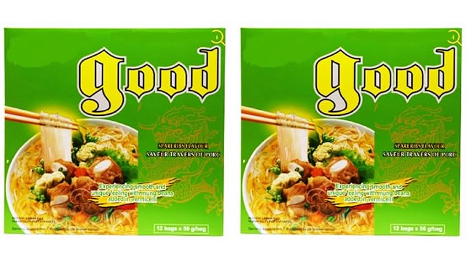 Asia Style Instant Noodles (2 CASE SET ACECOOK SPRREIBS CLEAR NOODLES)