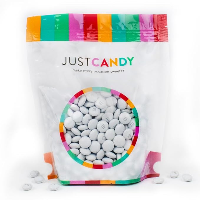 375pcs White Milk Chocolate Coated Candies (12oz bag)