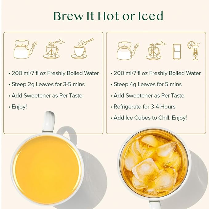 VAHDAM Turmeric Chamomile Tea Bags (100 Herbal Tea Bags) Caffeine Free100% Pure Herbal Tisane - Warm Earthy &amp Floral | Infused With Chamomile Flowers | Resealable Ziplock Pouch