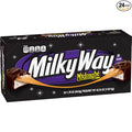 MILKY WAY Dark Chocolate Candy Bars Midnight Dark Full Size 1.76 oz (Pack of 24) Chocolate Bars Bulk