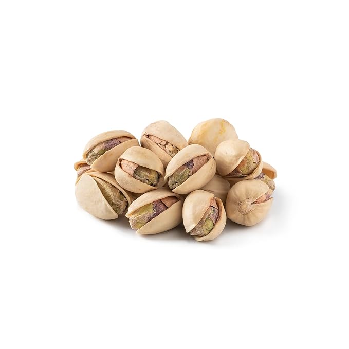 NUTS U.S. – California Pistachios | Roasted &amp Salted | No Wax No Added Color or Flavor | NON-GMO and Natural | JUMBO SIZE Pistachios In Resealable Bags!!! (1 LB)