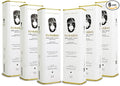 P.J. KABOS Fresh 2025/26 Harvest High Phenolic (400+mg/kg) Natural Greek Extra Virgin Olive Oil Kosher Greece Cold Extracted 16.9 oz Tin Koroneiki Family Reserve -Medium (6-Pack)