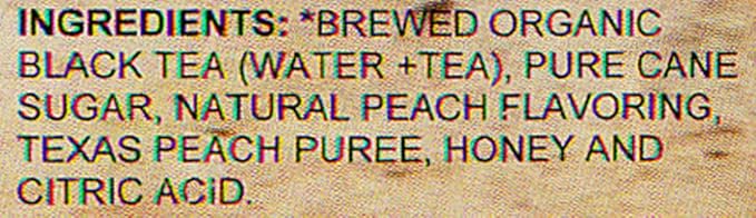 Texas Tea Fredericksburg Peach Tea 16 oz