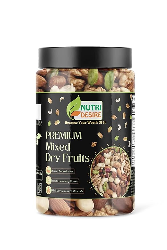Nutri Desire Combo Pack of 7 in 1Mix Dry Fruits 500 gms Each Total 1 kg [Jar Pack]