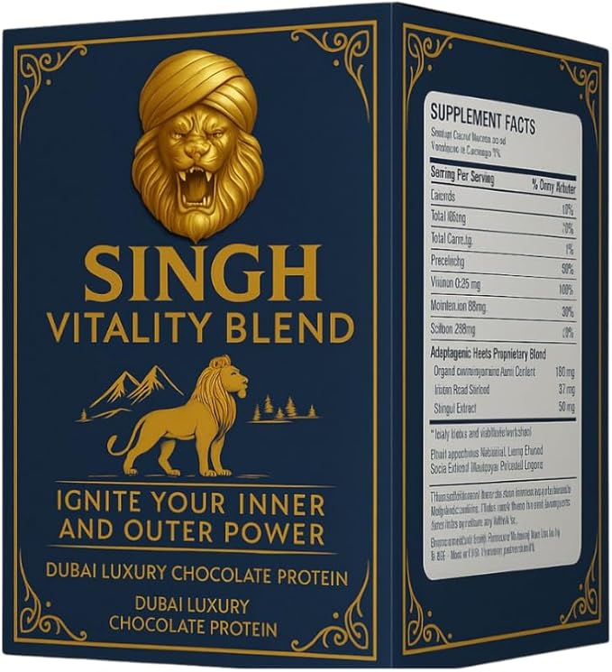 Singh Men Vitality Blend – Dubai Luxury Chocolate Protein