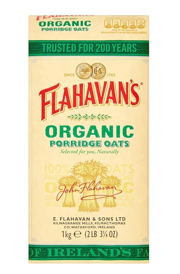Flahavans Organic Porridge Oats 1000g