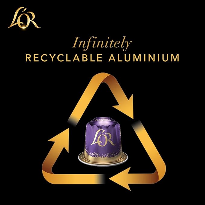 L'OR Espresso Capsules 50 Count Variety Pack Single-Serve Aluminum Coffee Capsules Compatible with the L'OR BARISTA System &amp *Nespresso Original Machines