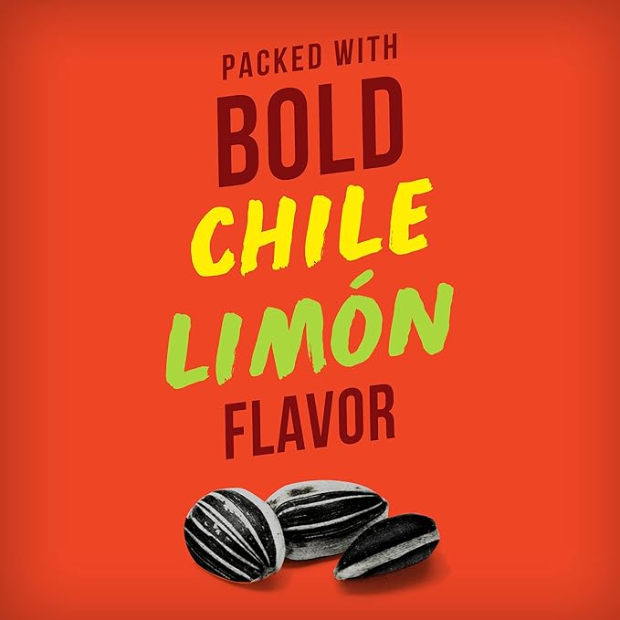 BIGS Sunflower Seeds Tapatio Chile Limon Flavor Easter Basket Stuffer for Sports Fans 5.35 oz. (Pack of 12)