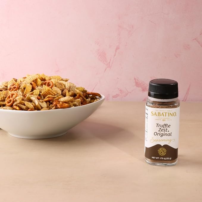 Sabatino Tartufi Truffle Zest Seasoning The Original All Purpose Gourmet Truffle Powder Plant Based Vegan and Vegetarian Friendly Kosher Low Carb Keto Non-GMO Project Certified 2pack