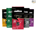 Lavazza Espresso Variety Pack of Aluminum Capsules Compatible with Nespresso* Original Machines Contains Light Medium and Dark Espresso Roast (60 Capsules)