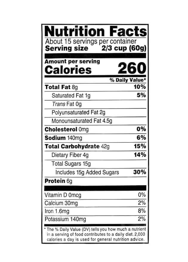 Member Mark Expect More Honey Almond Granola 4 lbs | Crunchy Whole Grain Cereal with Real Honey &amp Almonds | Great for Breakfast Yogurt or Snacking