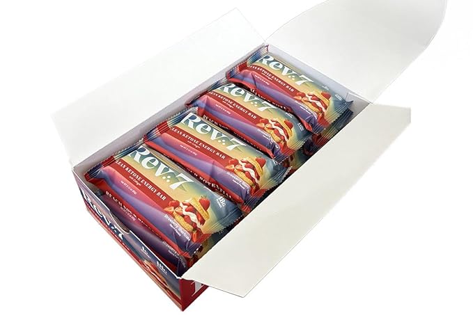 REV7 Ketone Energy Bars Pack of 12 - Strawberry Shortcake
