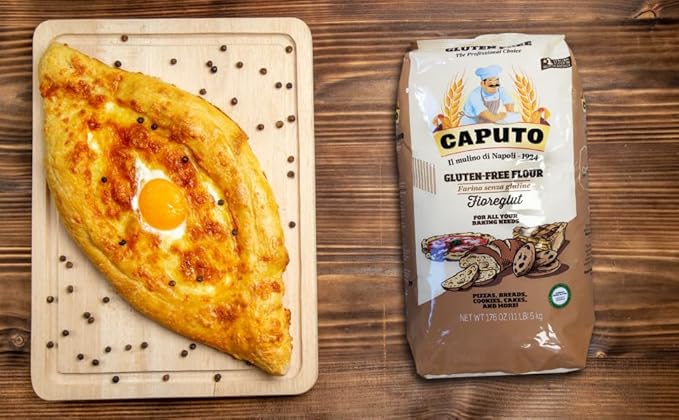 Antimo Caputo Gluten Free Pizza Flour 11 Lb Bulk - All Natural Multi Purpose Flour &amp Starch Blend for Baking Pizza Bread &amp Pasta