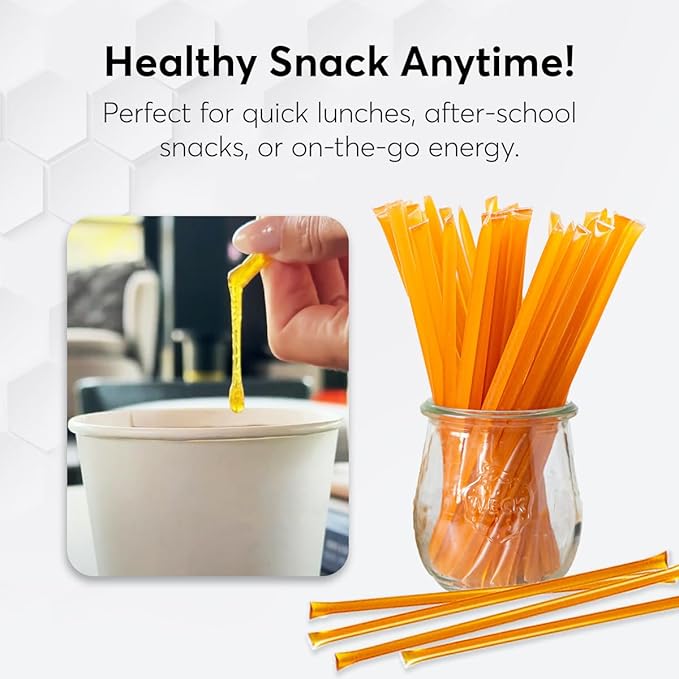 P.R.I Manuka Honey Sticks Certified MGO 60+ Raw New Zealand Manuka Honey Perfect for On-the-Go 50 count