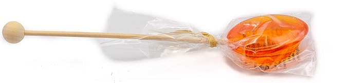 Sweet Stirs Original Flavored American Honey Spoons on Wooden Sticks Gift Pack of 10 (Peach Mango)