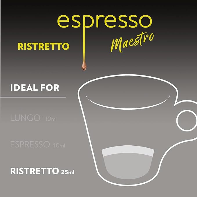 Lavazza Lavazza Ristretto Noble Dark Roast Coffee Capsules Compatible with Nespresso Original Machines Ristretto 10 Count (Pack of 6)