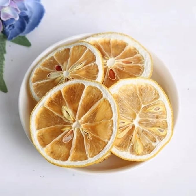 jweemax Natural Dried Fruit Dried Lemon Slice Beauty Health Slimming Gift Sugar Free for Vegan Kosher