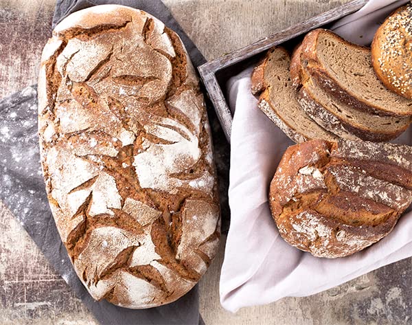 Unpretentious Baker White Rye Flour Non-GMO Bread Biscuits &amp Baked Goods (1 Gallon)