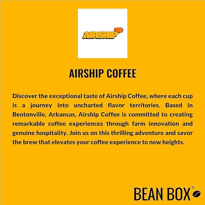 Bean Box Sampler - Roasted by Airship 3-Pack Whole Bean Coffee Gourmet Coffee