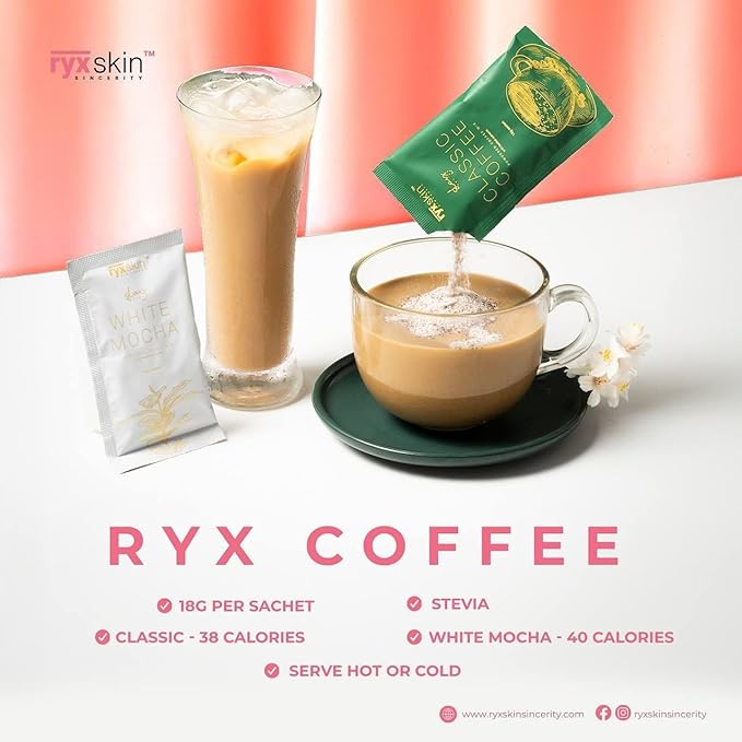 Ryx Coffee Premium Arabica &amp Robusta Blend 30 sachets - Pack of 3